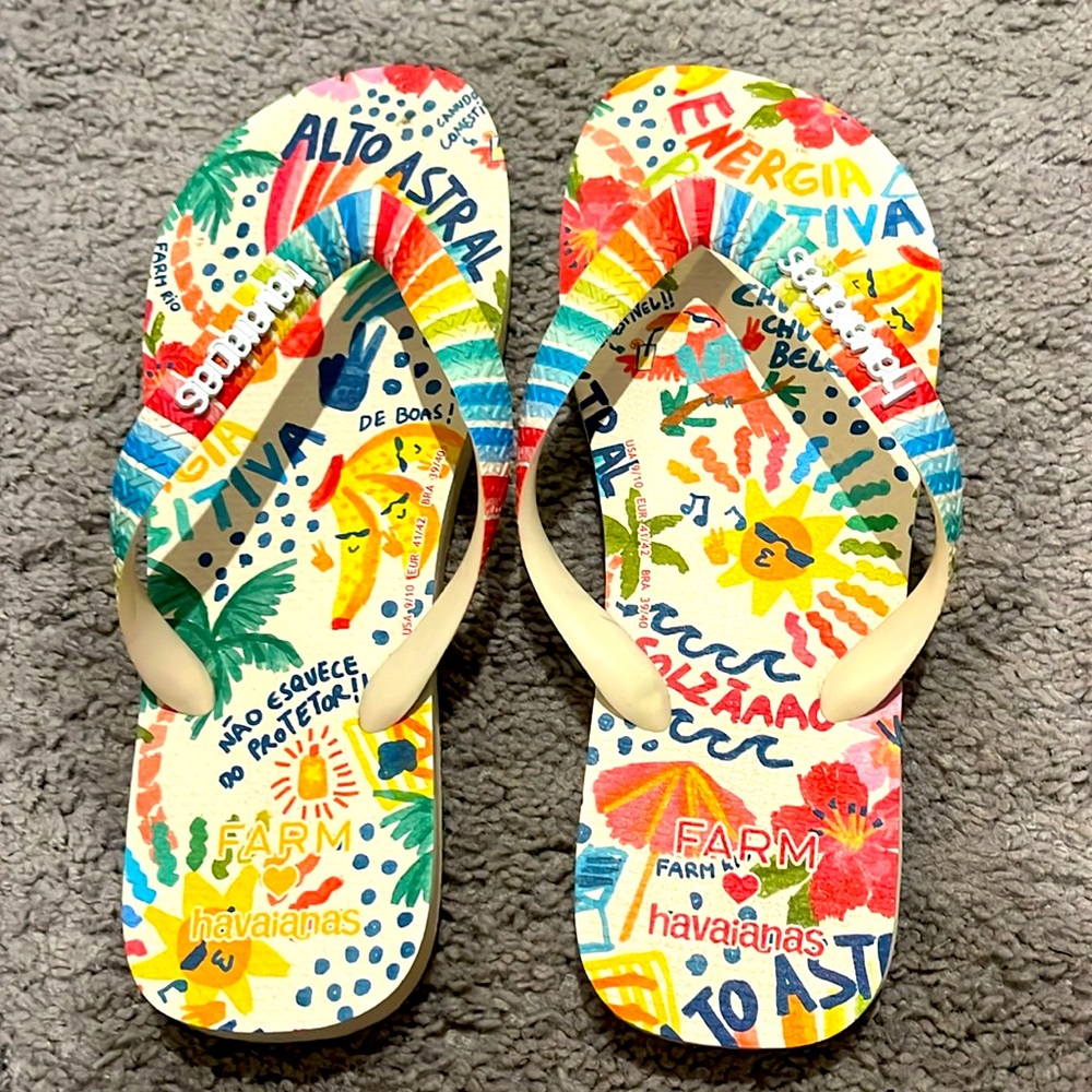 Feel rio havianas size 9-10